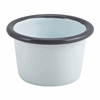 Click here for more details of the Enamel Ramekin White with Grey Rim 7cm Dia 90ml/3.2oz