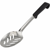 Genware Plastic Handle Spoon Slotted Black