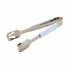 Genware Plastic Handle Buffet Tongs White