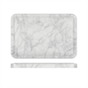 Click here for more details of the White Marble Agra Melamine Tray 34 x 23cm
