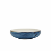 Terra Porcelain Aqua Blue Two Tone Coupe Bowl 22cm