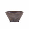 Click here for more details of the Terra Porcelain Black Fluted Conical Bowl 11.5cm
