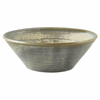 Terra Porcelain Matt Grey Conical Bowl 14cm