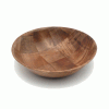 Woven Wood Bowls 10" Dia