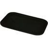 Gengrip 15" x 20" Rect. Non-Slip Tray Black