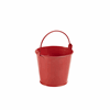 Click here for more details of the Galvanised Steel Serving Bucket 10cm Dia Red