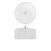 Click here for more details of the Clear PC Dome Lid With White Handle 26.5 x 16.2cm