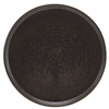 Terra Porcelain Black Low Presentation Plate 18cm