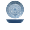 Blue Marrakesh Melamine Bowl 42.5 x 8cm