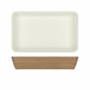 Click here for more details of the Light Oak/White New Haven Melamine GN1/1 Deep Dish 53 x 32.5 x 10cm