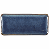 Terra Porcelain Aqua Blue Narrow Rectangular Platter 36 x 16.5cm