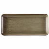 Click here for more details of the Terra Porcelain Grey Narrow Rectangular Platter 31 x 14cm