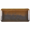 Terra Porcelain Rustic Copper Narrow Rectangular Platter 31 x 14cm