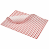 Greaseproof Paper Red Gingham Print 35 x 25cm