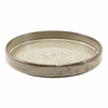 Terra Porcelain Grey Presentation Plate 18cm