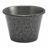 2.5oz Stainless Steel Ramekin Hammered Silver