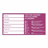 50x100mm Removable Product/Allergen Label (500)