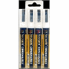 Chalkmarkers 4 Pack White Medium