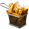 Click here for more details of the Serving Fry Basket Rectangular 10 X 8 X 7.5cm