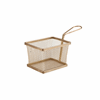 Click here for more details of the Copper Serving Fry Basket Rectangular 12.5 x 10 x 8.5cm