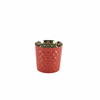 Click here for more details of the Red Hammered Stainless Steel Serving Cup 8.5 x 8.5cm