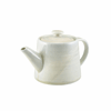 Terra Porcelain Pearl Teapot 50cl/17.6oz