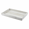 Genware White Wash Wooden Crate 35 x 23 x 4cm