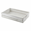 Click here for more details of the Genware White Wash Wooden Crate 35 x 23 x 8cm