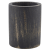 GenWare Black Wash Acacia Wood Cutlery Cylinder